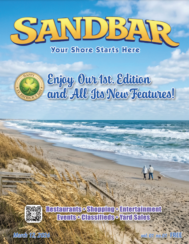 Sandbar Magazine Cover - March 2026